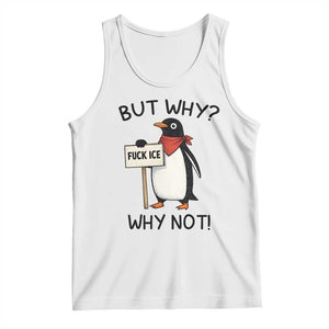 Fck ICE Tank Top Nihilist Penguin Anti-Government Meme TS14 White Print Your Wear