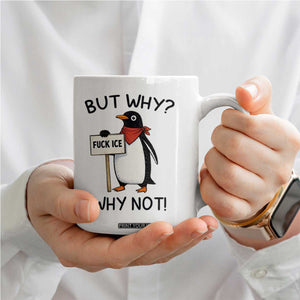 Fck ICE Coffee Mug Nihilist Penguin Anti-Government Meme TS14 Print Your Wear