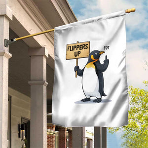 Penguins Resist Garden Flag Flippers Up Protest TS14 Print Your Wear