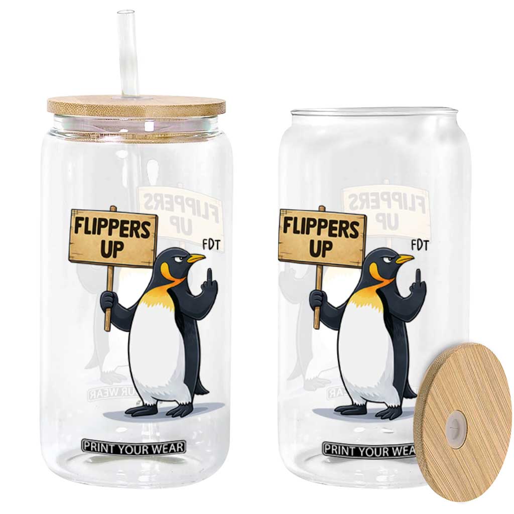 Penguins Resist Glass Can Flippers Up Protest TS14 Print Your Wear
