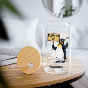 Penguins Resist Glass Can Flippers Up Protest TS14 Print Your Wear