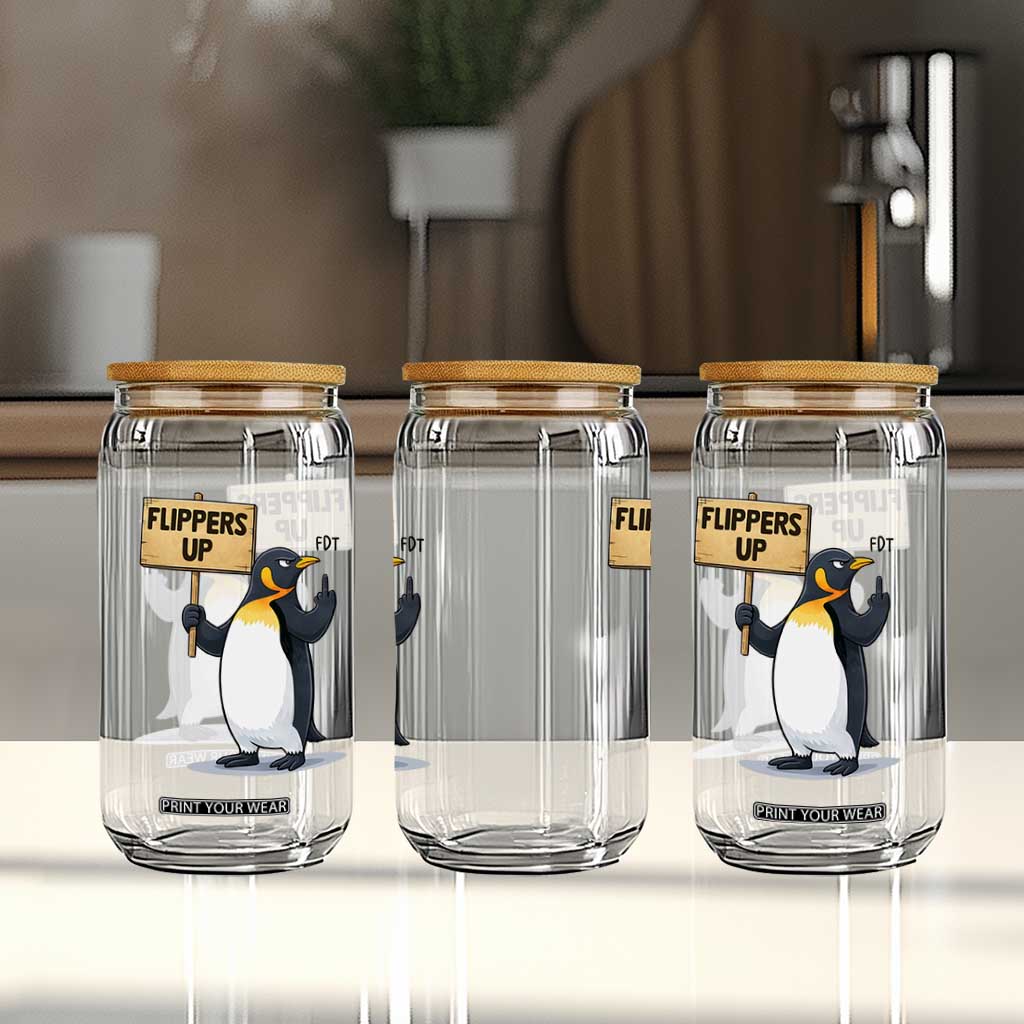 Penguins Resist Glass Can Flippers Up Protest TS14 Print Your Wear