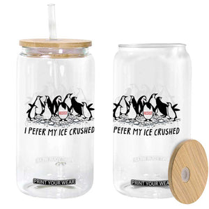 Funny Penguins Resist Protest Glass Can I Pefer My Ice Crushed TS14 Print Your Wear
