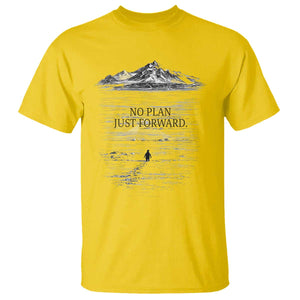 Funny Nihilist Penguin Hiking T Shirt No Plan Just Forward TS14 Daisy Print Your Wear