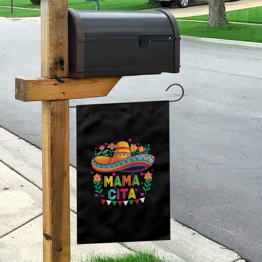 Mama Cita Garden Flag Cinco De Mayo Mexican Mom Flower Sombrero TS14 Print Your Wear