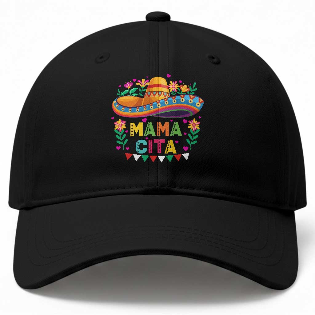 Mama Cita Baseball Cap Cinco De Mayo Mexican Mom Flower Sombrero TS14 Print Your Wear