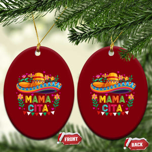 Mama Cita Ceramic Ornament Cinco De Mayo Mexican Mom Flower Sombrero TS14 Print Your Wear