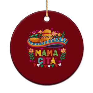 Mama Cita Ceramic Ornament Cinco De Mayo Mexican Mom Flower Sombrero TS14 1pc Red Print Your Wear