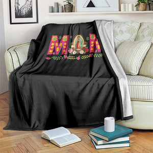 Virgen de Guadalupe Throw Blanket Mexican Heritage Mom Mother’s Day Gift TS14 Print Your Wear
