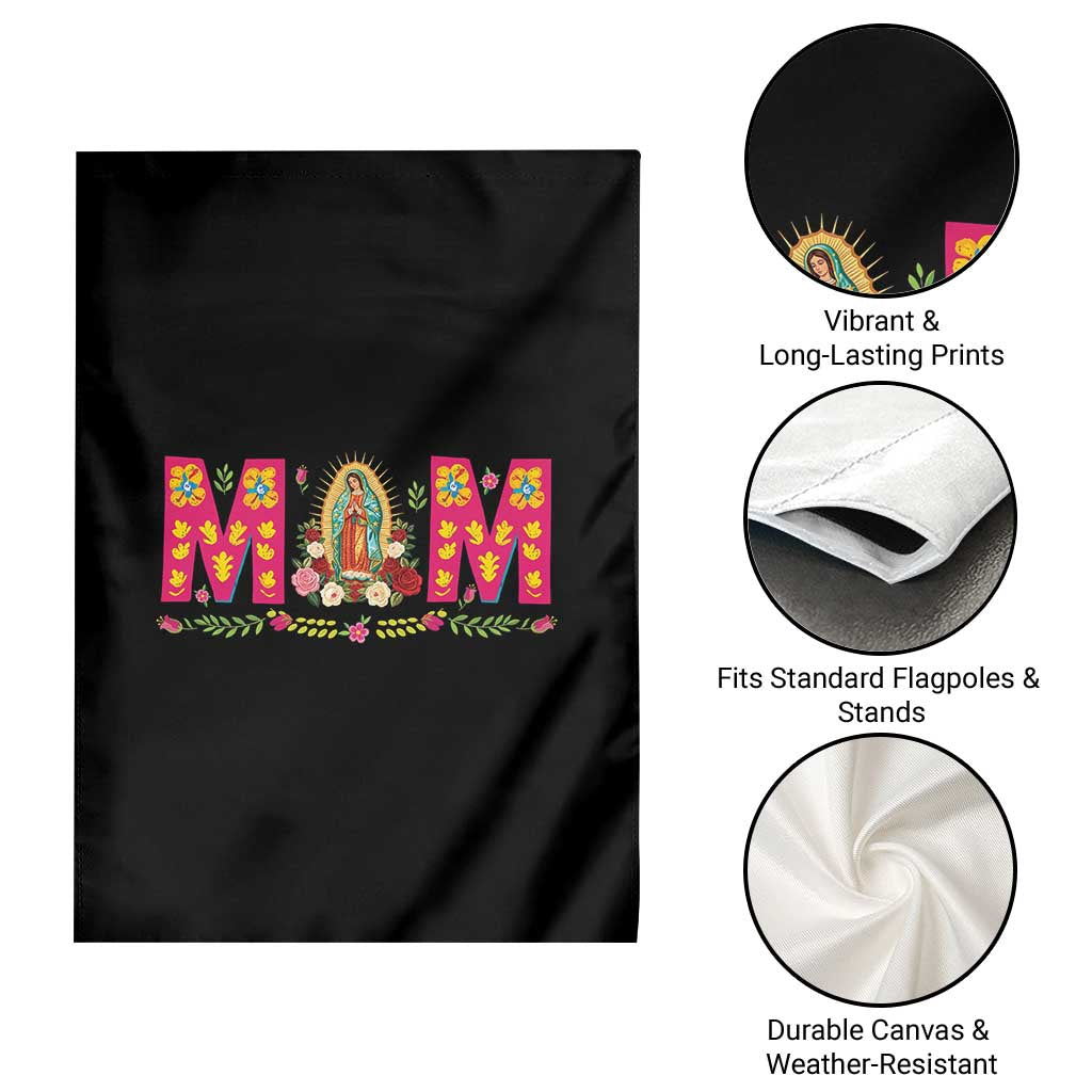 Virgen de Guadalupe Garden Flag Mexican Heritage Mom Mother’s Day Gift TS14 Print Your Wear