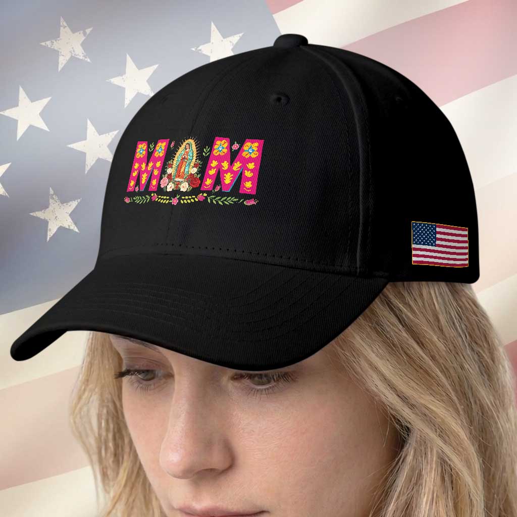 Virgen de Guadalupe Baseball Cap Mexican Heritage Mom Mother’s Day Gift TS14 Print Your Wear