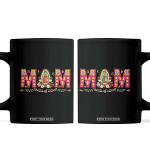 Virgen de Guadalupe Coffee Mug Mexican Heritage Mom Mother’s Day Gift TS14 Black Print Your Wear
