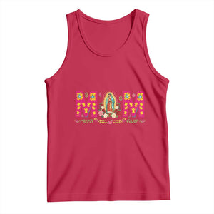 Virgen de Guadalupe Tank Top Mexican Heritage Mom Mother’s Day Gift TS14 Red Print Your Wear