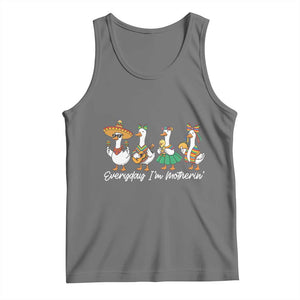 Everyday I'm Motherin Tank Top Cinco De Mayo Silly Goose Fiesta TS14 Black Heather Print Your Wear