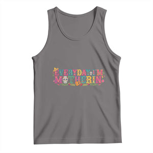Every Day I'm Motherin Tank Top Cinco De Mayo Mexican Mom Gift TS14 Deep Heather Print Your Wear