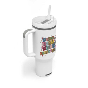 Weird Moms Build Character Tumbler With Handle Funny Mom Mother's Day TS14 Print Your Wear