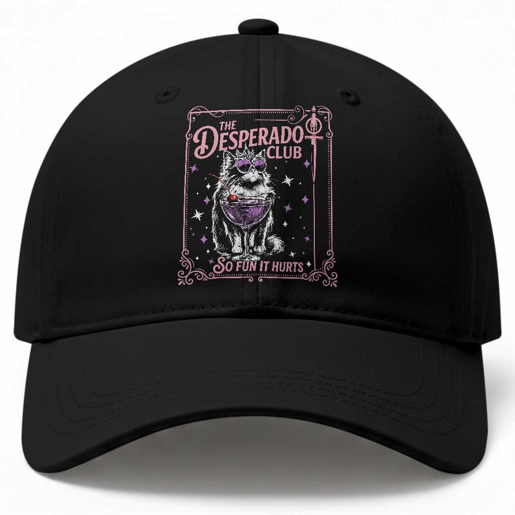 The Desperado Club Sign Sci-Fi Book Baseball Cap Vintage Princess Cat Book Lover TS14 Print Your Wear