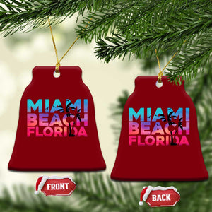 Miami Beach Florida Proud Ceramic Ornament Floridian Retro Palms Trees TS14 Print Your Wear