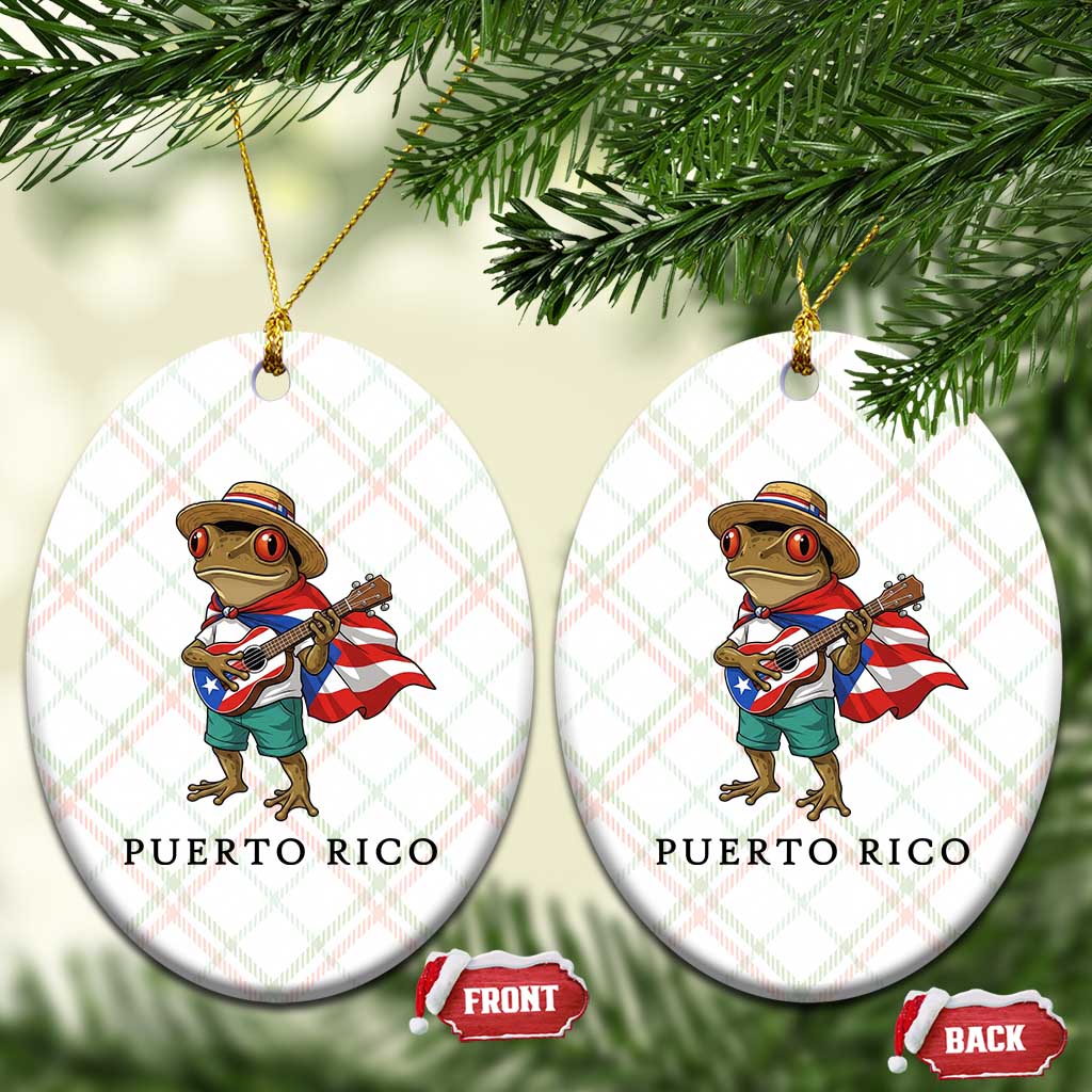Coqui Frog Puerto Rico Ceramic Ornament Boricua Taino Island Pride TS14 Print Your Wear