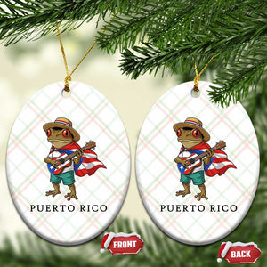 Coqui Frog Puerto Rico Ceramic Ornament Boricua Taino Island Pride TS14 Print Your Wear