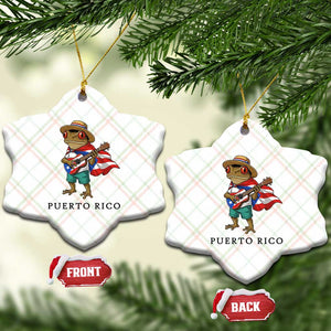 Coqui Frog Puerto Rico Ceramic Ornament Boricua Taino Island Pride TS14 Print Your Wear
