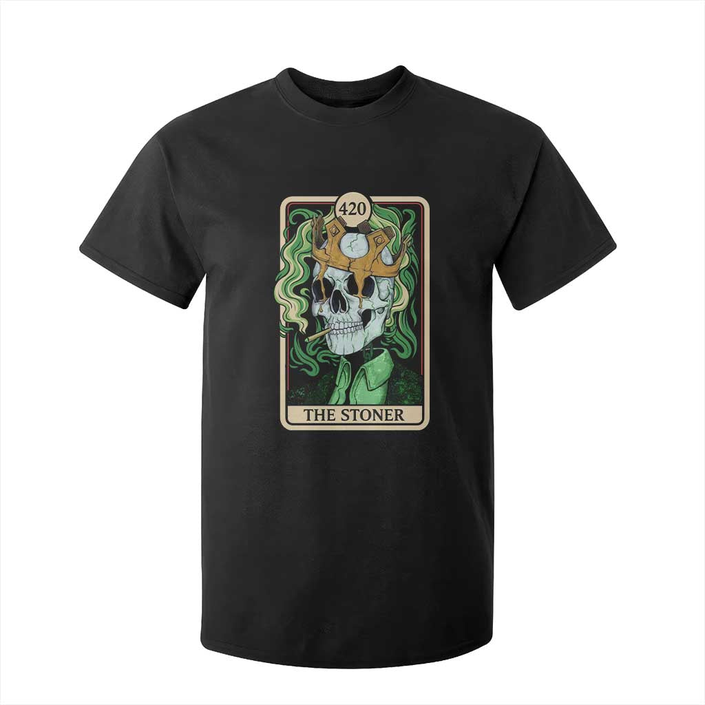 Skeleton Smokes T Shirt For Kid The Stoner Weed Lover Cannabis 420 TS14 Black Print Your Wear