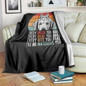 Every Snack You Make Throw Blanket Funny Dog Cat Lovers TS14 Print Your Wear