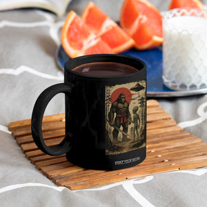 Samurai Bigfoot Japanese UFO Coffee Mug Sasquatch Ailen Ukiyo-e TS14 Print Your Wear