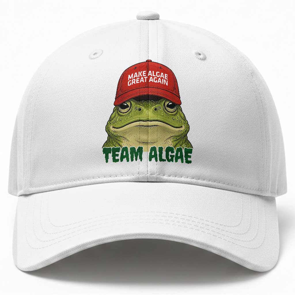 Make Algae Great Again Baseball Cap Funny Political Satire Nature Lover Gift TS14 Print Your Wear