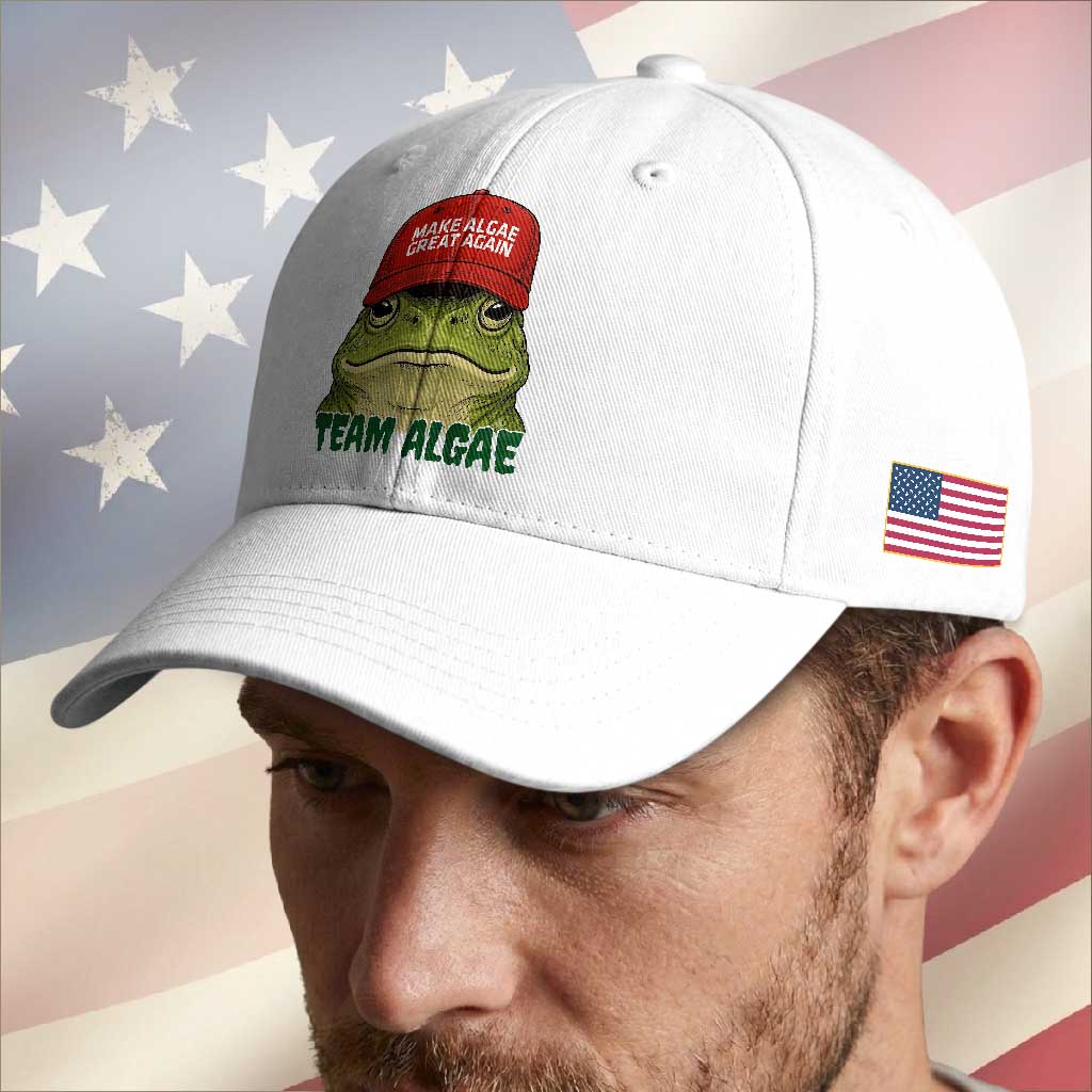 Make Algae Great Again Baseball Cap Funny Political Satire Nature Lover Gift TS14 Print Your Wear