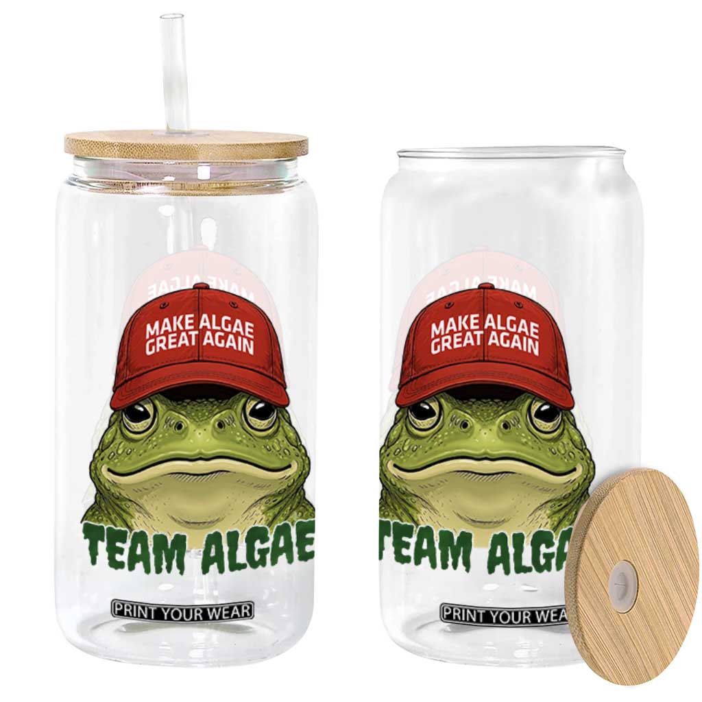 Make Algae Great Again Glass Can Funny Political Satire Nature Lover Gift TS14 Print Your Wear