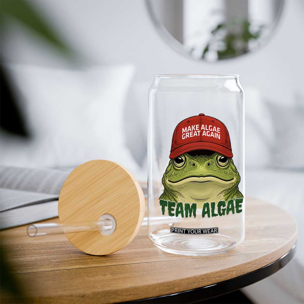 Make Algae Great Again Glass Can Funny Political Satire Nature Lover Gift TS14 Print Your Wear