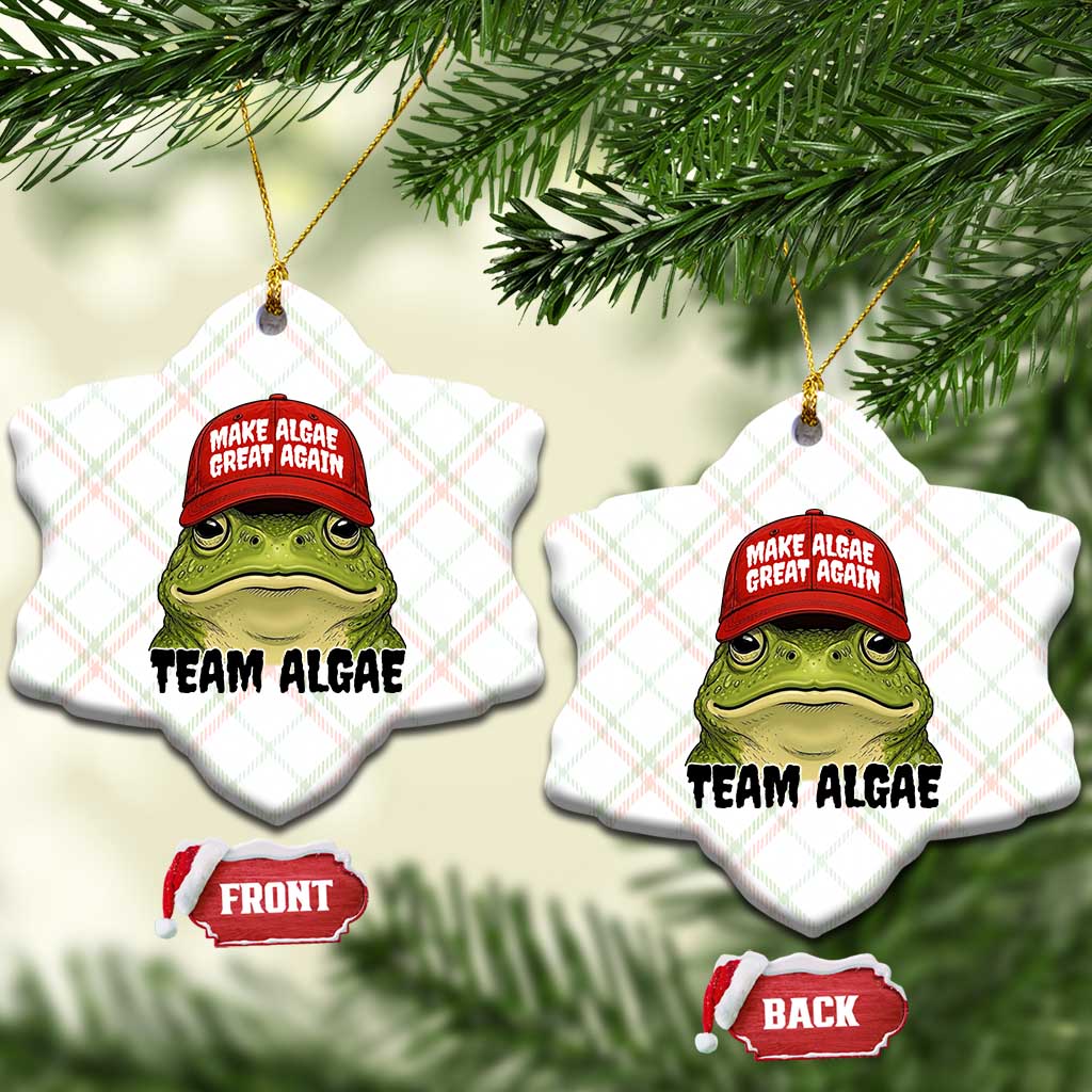 Make Algae Great Again Ceramic Ornament Funny Political Satire Nature Lover Gift TS14 Print Your Wear