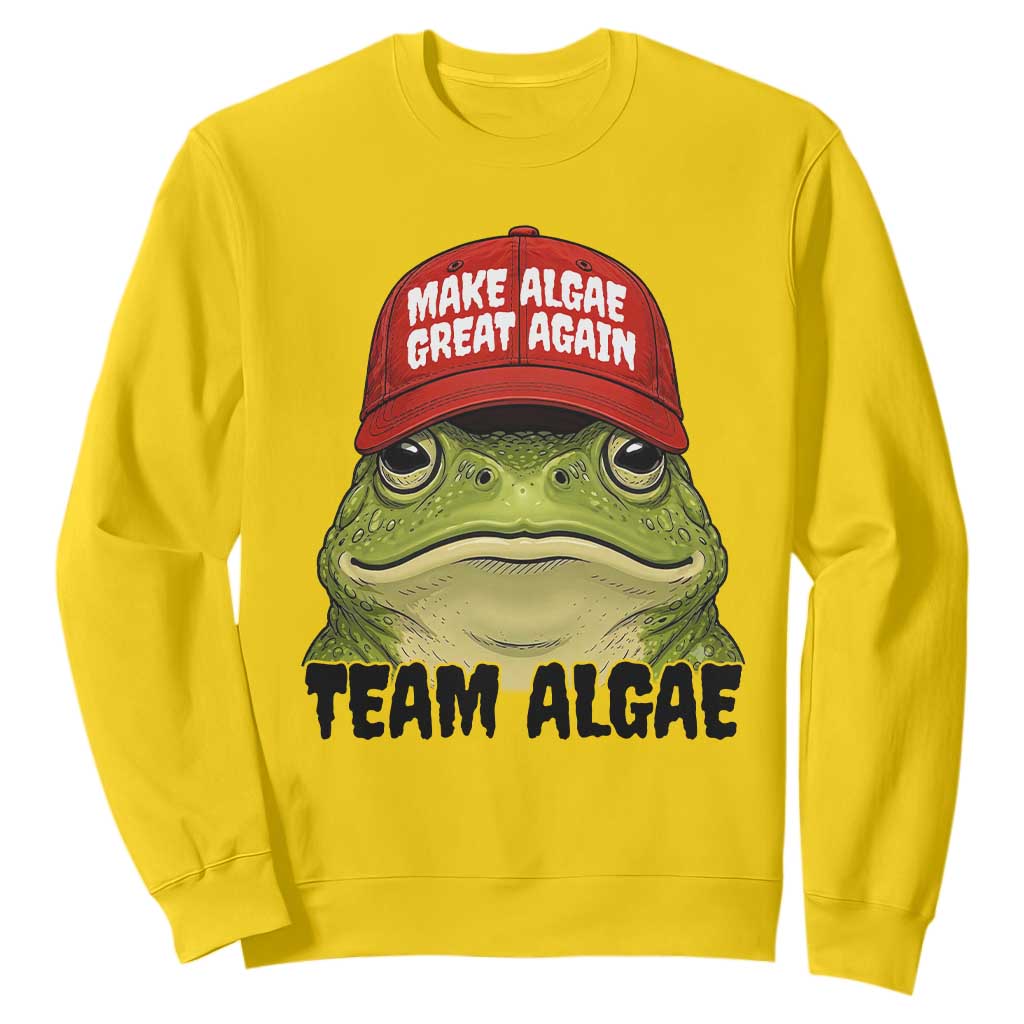 Make Algae Great Again Sweatshirt Funny Political Satire Nature Lover Gift TS14 Daisy Print Your Wear