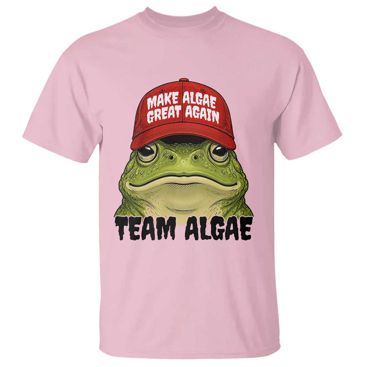 Make Algae Great Again T Shirt Funny Political Satire Nature Lover Gift TS14 Light Pink Print Your Wear