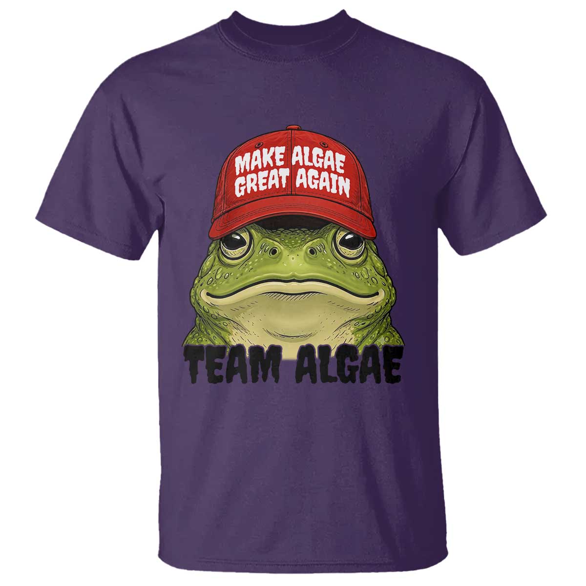 Make Algae Great Again T Shirt Funny Political Satire Nature Lover Gift TS14 Purple Print Your Wear