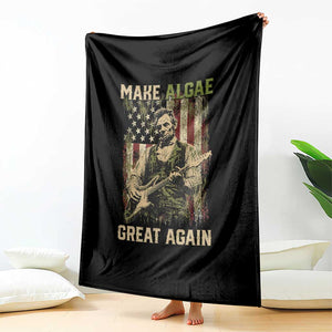 Make Algae Great Again Throw Blanket Funny Lincoln Political Satire Humor TS14 Print Your Wear