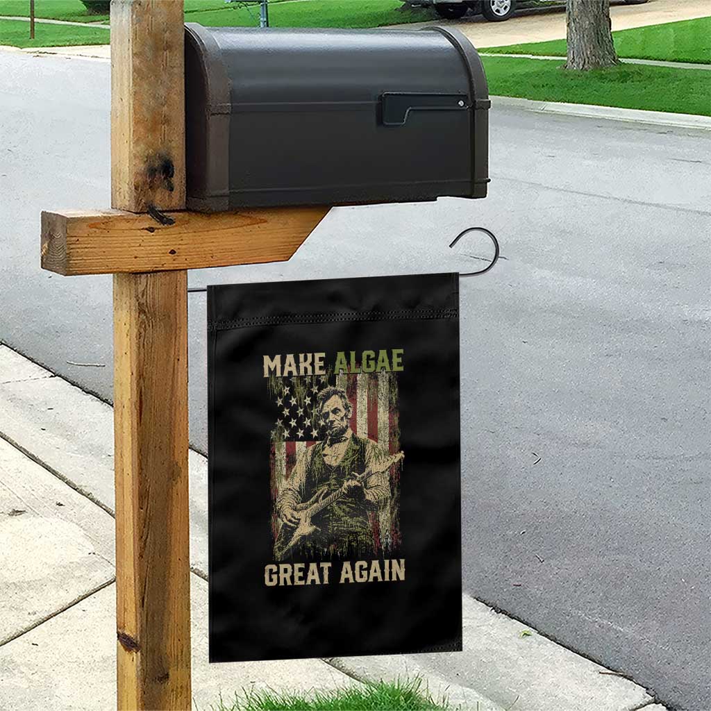 Make Algae Great Again Garden Flag Funny Lincoln Political Satire Humor TS14 Print Your Wear