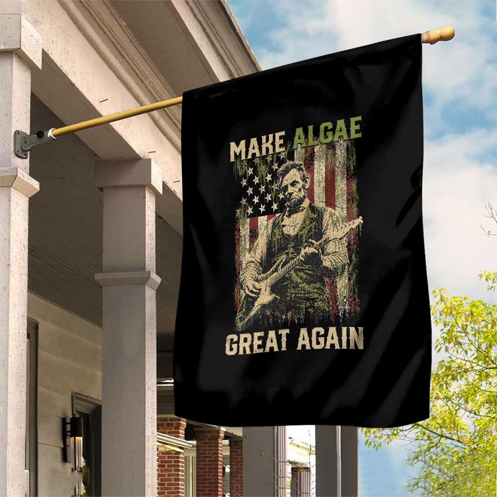 Make Algae Great Again Garden Flag Funny Lincoln Political Satire Humor TS14 Print Your Wear