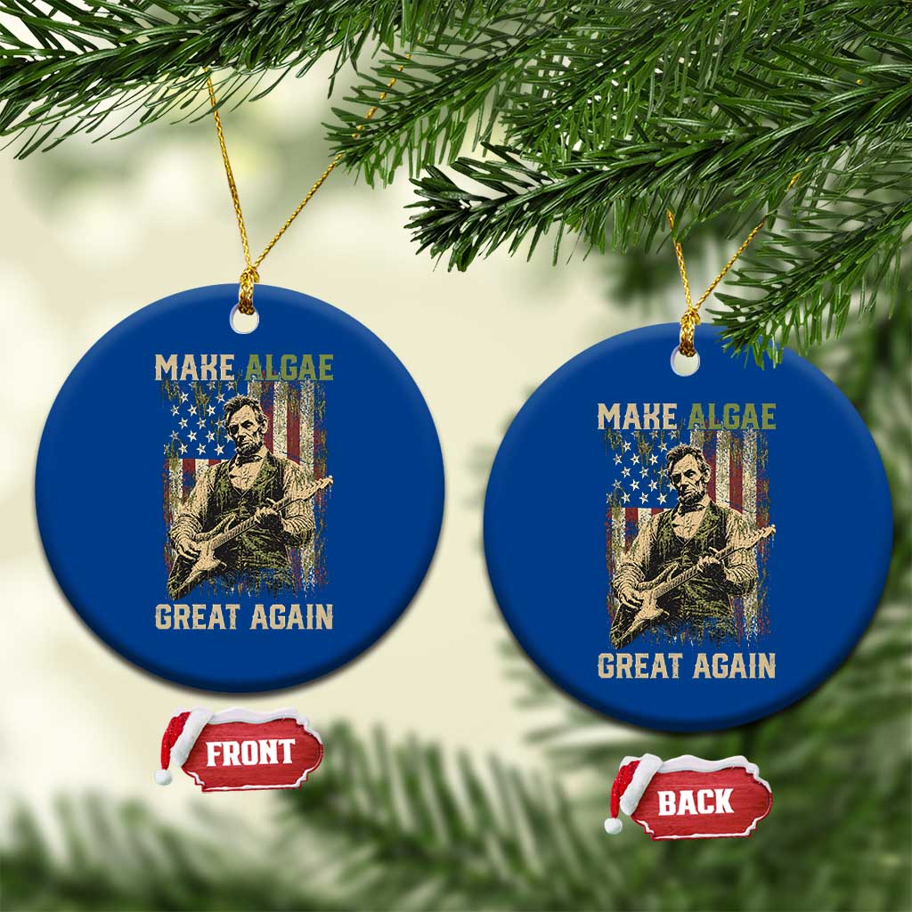 Make Algae Great Again Ceramic Ornament Funny Lincoln Political Satire Humor TS14 1pc Blue Print Your Wear