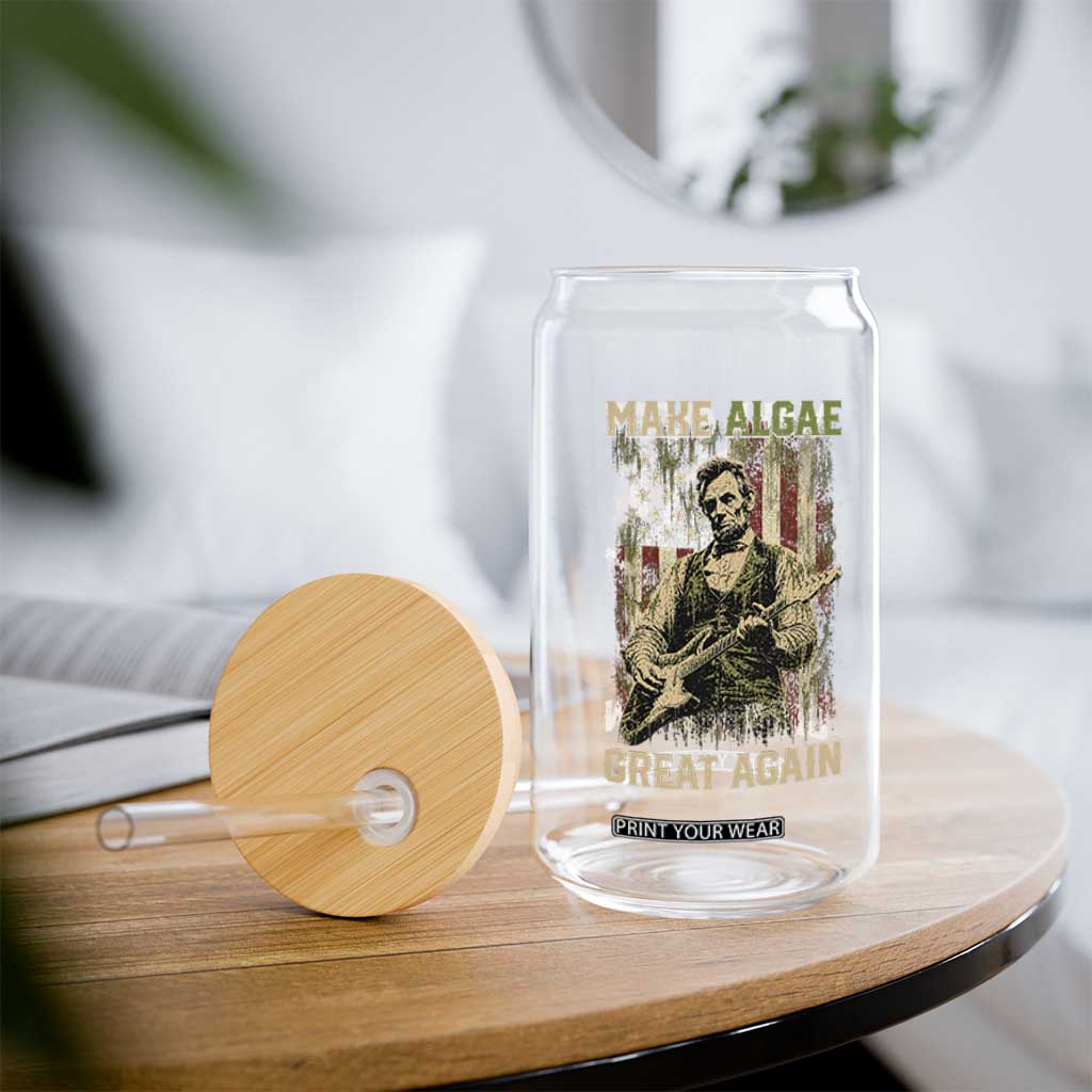 Make Algae Great Again Glass Can Funny Lincoln Political Satire Humor TS14 Print Your Wear