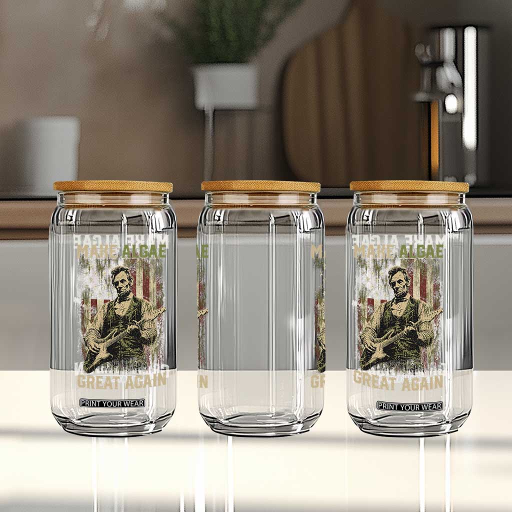 Make Algae Great Again Glass Can Funny Lincoln Political Satire Humor TS14 Print Your Wear