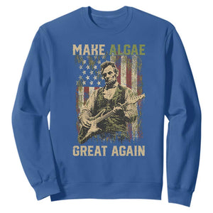 Make Algae Great Again Sweatshirt Funny Lincoln Political Satire Humor TS14 Royal Blue Print Your Wear