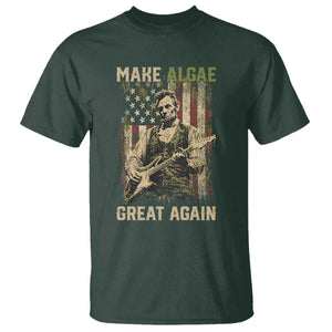 Make Algae Great Again T Shirt Funny Lincoln Political Satire Humor TS14 Dark Forest Green Print Your Wear