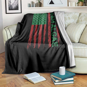 Team Algae Throw Blanket Funny Make Algae Great Again American Flag Political Meme TS14 Print Your Wear