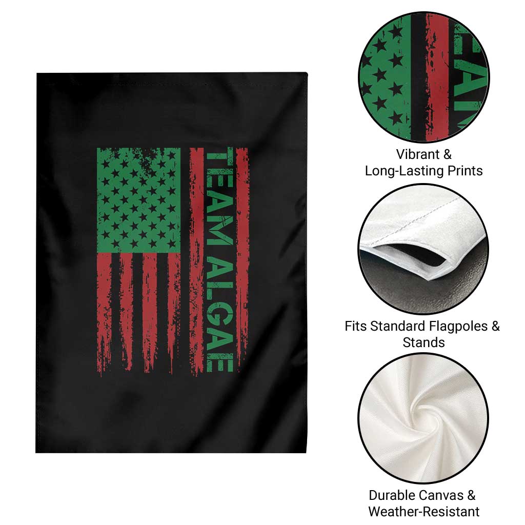 Team Algae Garden Flag Funny Make Algae Great Again American Flag Political Meme TS14 Print Your Wear
