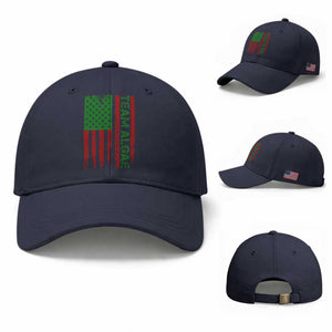 Team Algae Baseball Cap Funny Make Algae Great Again American Flag Political Meme TS14 Baseball Cap Universal Fit Navy Print Your Wear
