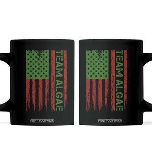 Team Algae Coffee Mug Funny Make Algae Great Again American Flag Political Meme TS14 Black Print Your Wear