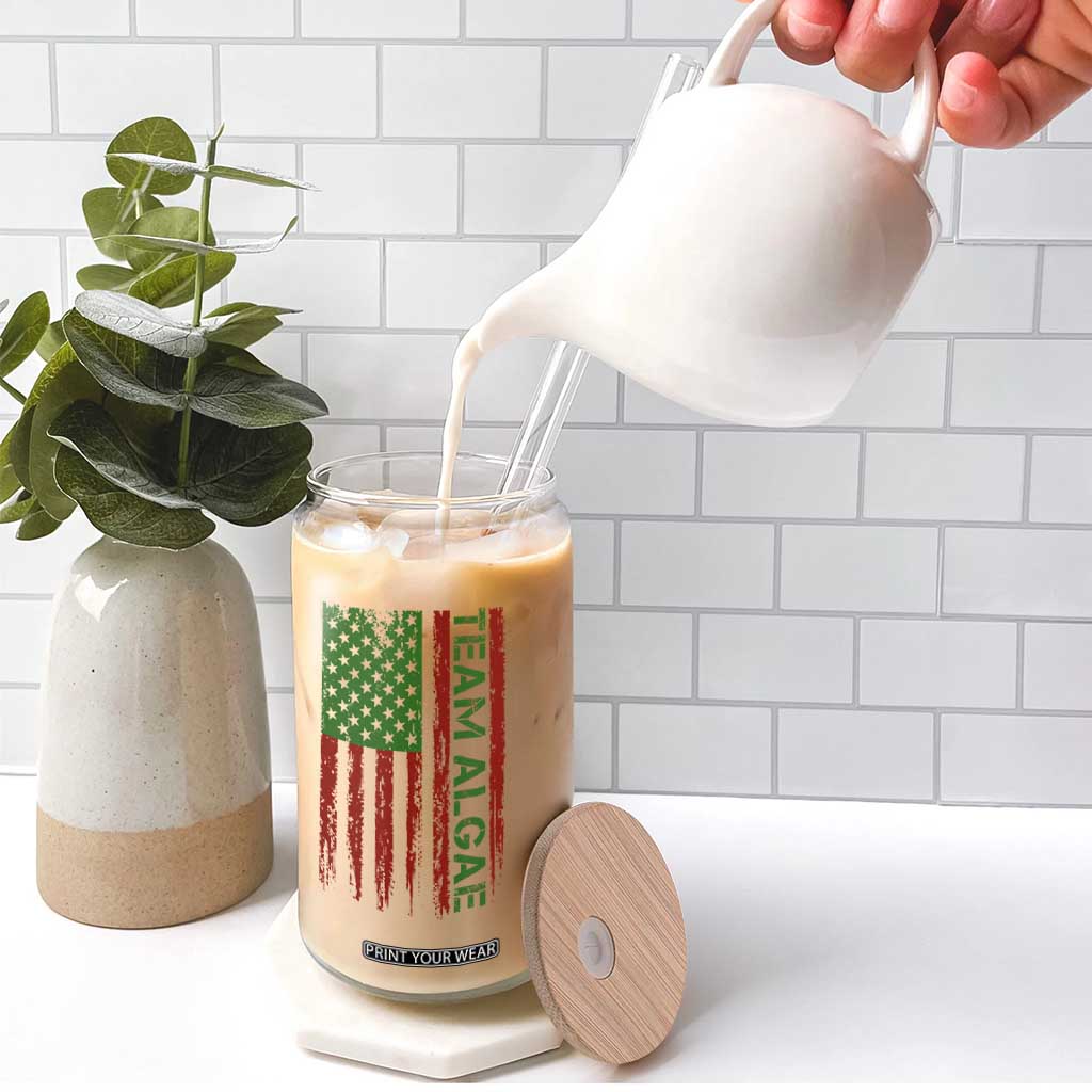 Team Algae Glass Can Funny Make Algae Great Again American Flag Political Meme TS14 Print Your Wear