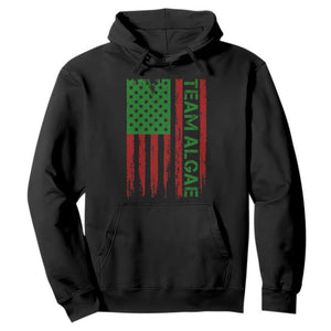 Team Algae Hoodie Funny Make Algae Great Again American Flag Political Meme TS14 Black Print Your Wear